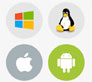 Docházku 3000 lze instalovat na Windows i Linux, uživatelsky s ní lze pak pracovat i z jakéhokoli dalšího OS